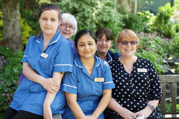 Staff at our nursing home Worthing