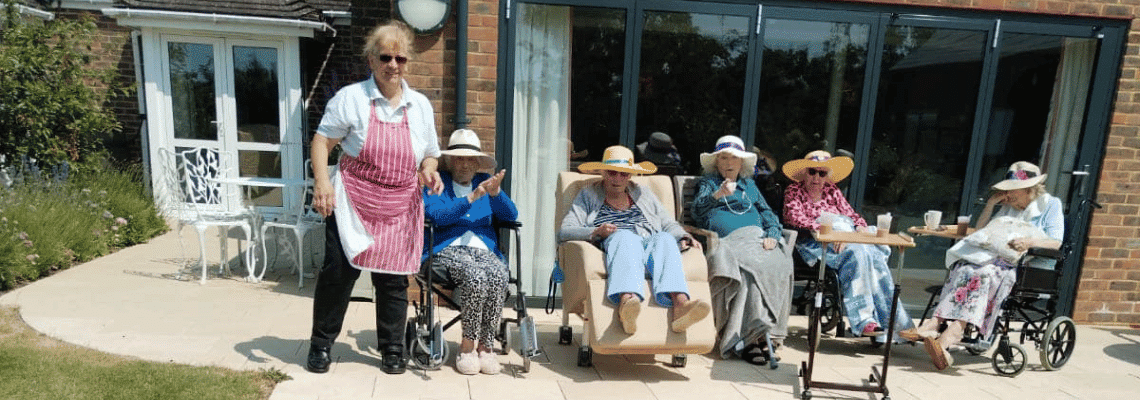 Summer activities at our nursing hime on worthing